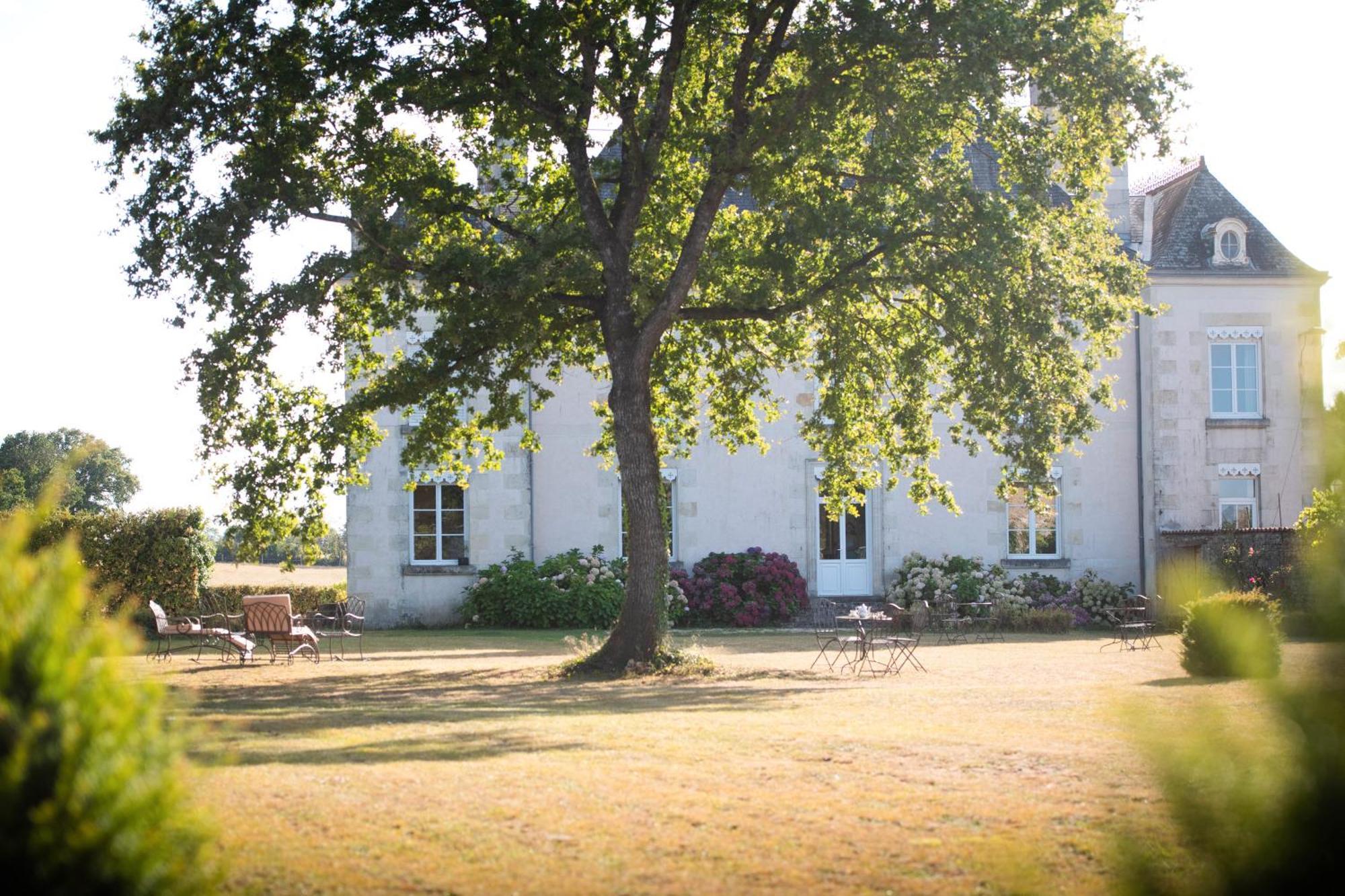 Domaine De La Briouse Bed & Breakfast Sanxay ภายนอก รูปภาพ